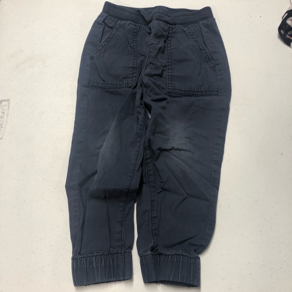 Jumping Bean Boys Twill Joggers Navy Blue Size 4T